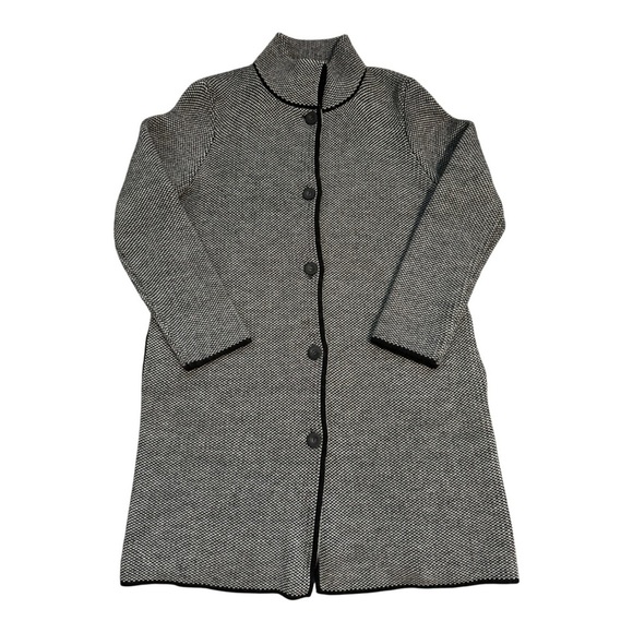 🖤 Gio & Gio Made in Italy Wool Blend Cardigan – Size XL - Picture 2 of 7